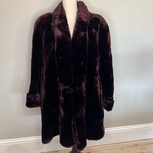 Vintage Carly Faux Fur Coat